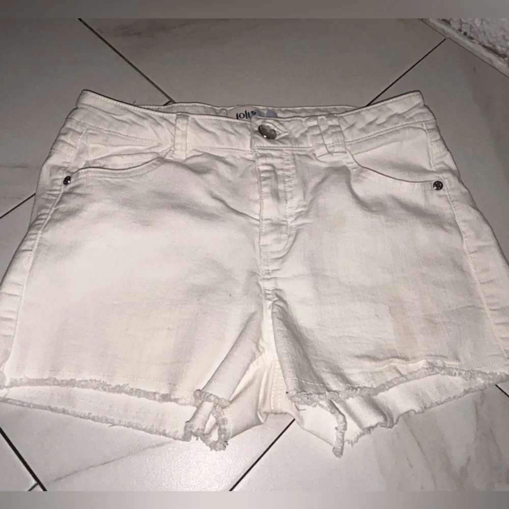 Women's White Denim Shorts